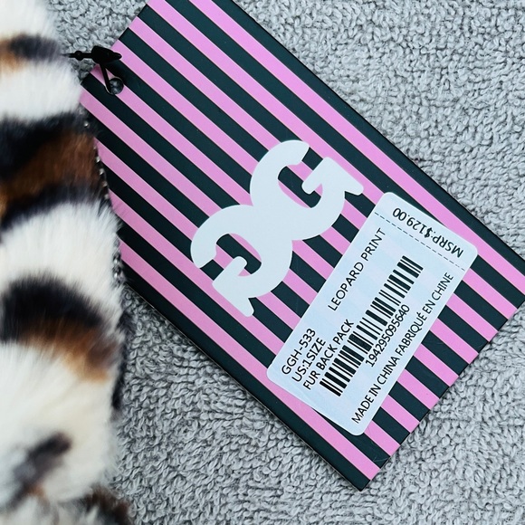 Gilda Paris NWT Leopard Mini Backpack - Picture 4 of 4